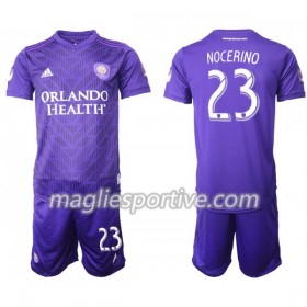 Completo Calcio Orlando City NOCERINO 23 Bambino Divisa Prima 2019/2020
